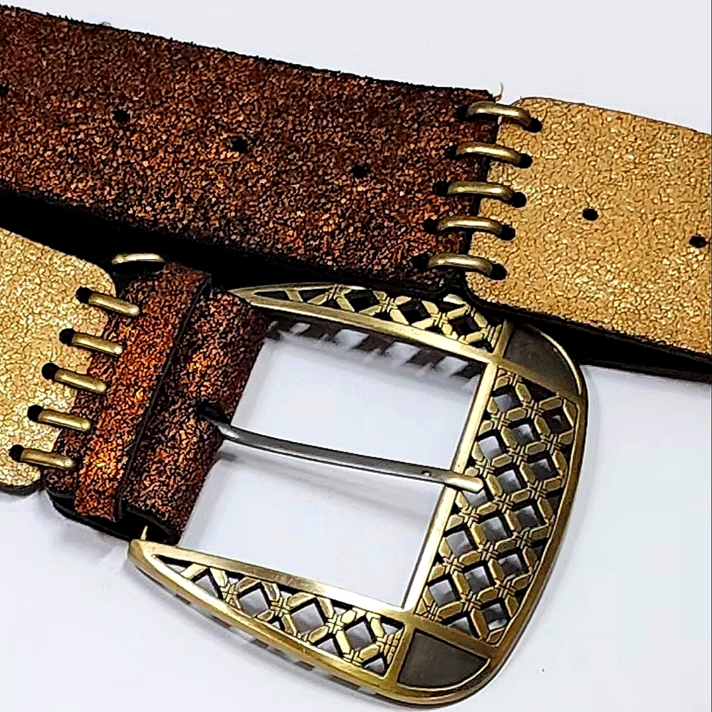 Vintage Wide Belt and Buckle